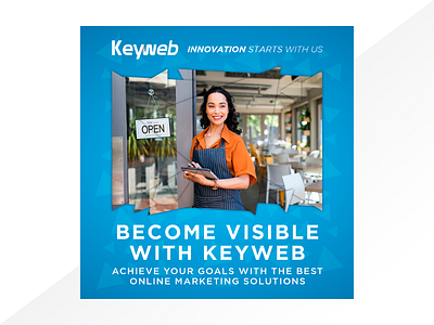 Keyweb Social Media Post branding design graphic design