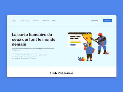 Everly Landing Page