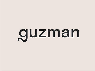 Guzman branding design graphic design logo logodesign type typography