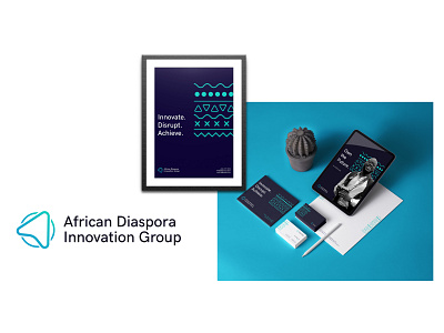 African Diaspora Innovation Group Logo Design branding logo