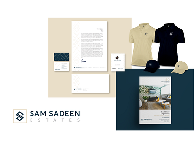 Sam Sadeen Estates Brand Identity branding design