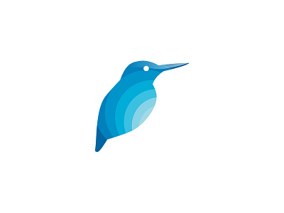 Bird bird blue brand logo mark shine