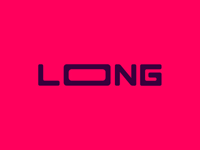Long 4 brand distance logo long mark typo words