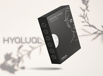Design pack for hyalual.ua boxdesign clean cosmetics designpack packdesign packing packing design plastics print