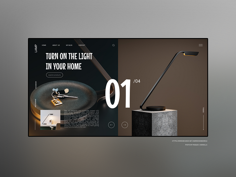 lamp store by Roman Yarmishko on Dribbble
