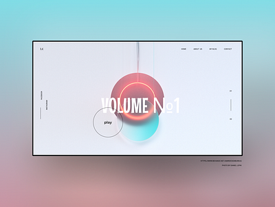 Home page for music album. ecommerce home page home screen homepage landing landing page music music app music art music player player ui ux volume