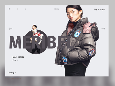 Maribel brand branding ecommerce jacket jackets landing landing page luxury store ui ux