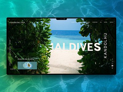 Kandolhu beach landing launge maldives ocean responsive see spa surfing ui ux welovedailye