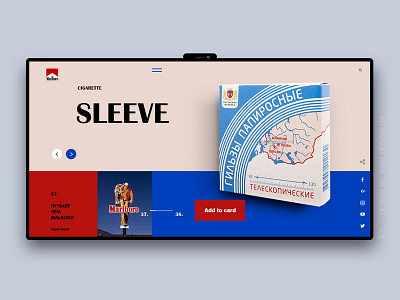 Kanal cigarettes brand cigarettes design ecommerce landing landing page lifestyle shop store ui ui ux ux ux design web webdesign