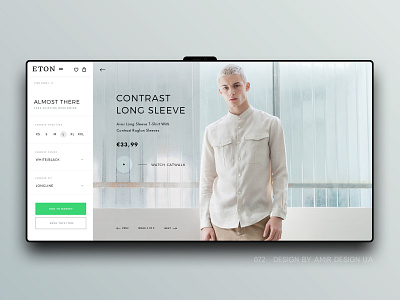 Eton brand clothing ecommerce fashion landing landing page layout luxury modern shopify store ui ui ux urban ux ux design wear web webdesign woocommerce