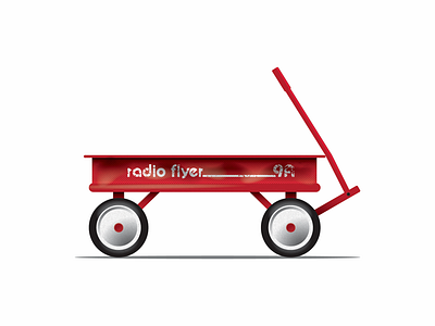 Radio Flyer gradients graphic design halftone illustration illustrator texture vector