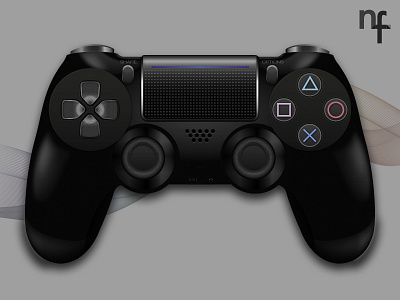 PS Controller graphic art illustrator playstation controller