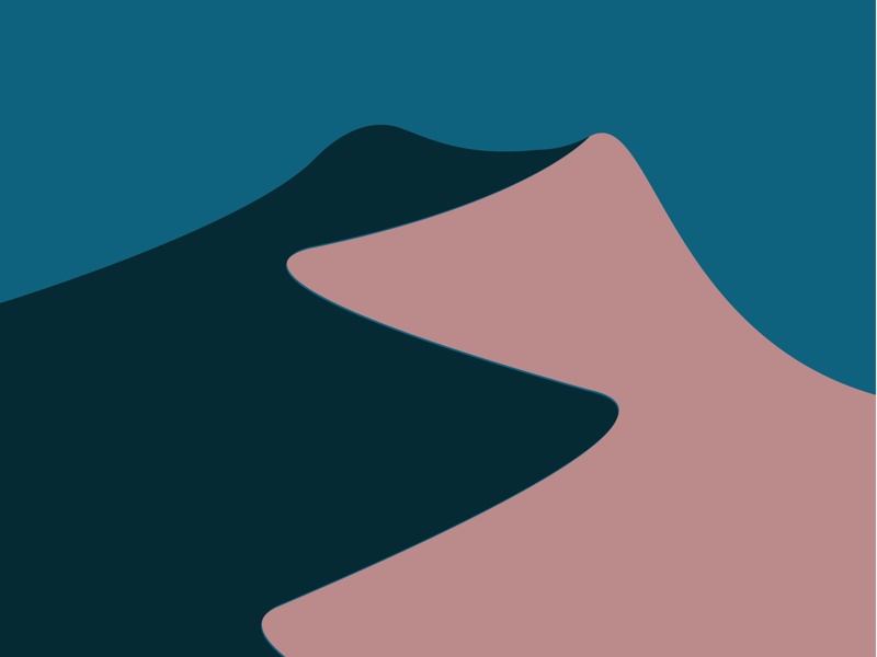 The Ridge minimalist dune drawing sketch graphic design vector illustrator illustration