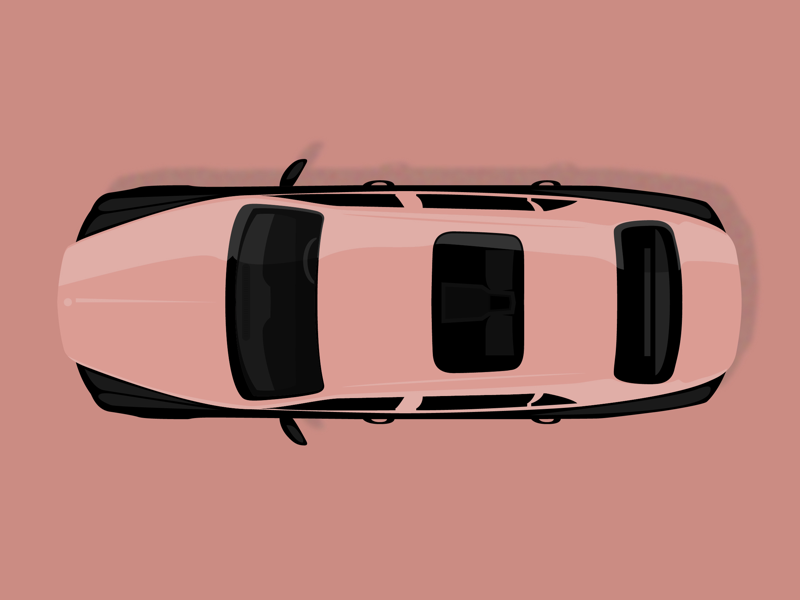 Bentley Mulsanne creative clean black art graphic design graphic bentley icon color colour 2d minimal flat vector illustrator illustration