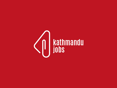 Kathmandu Jobs brand branding concept consulting hr human resources identity italia jobs logo platform recruiter recruiting typo typography