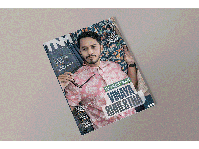 The Nepali Man Magazine Cover brand cover cover design editorial editorial design magazine magazine cover magazine design