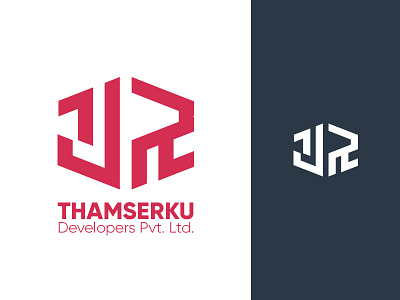 Thameserku Developers Logo brand branding concept construction company construction logo developer housing identity illustration logo structure