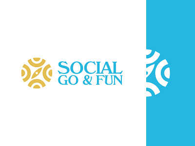 Travel Logo: Social Go and Fun brand brand identity brand mark branding branding design concept identity logo logo mark symbol symbolic symbols symmetry