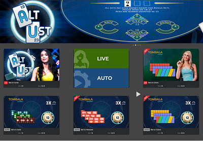 Game Lobby design banners cards casino dealer design game girls live game online casino