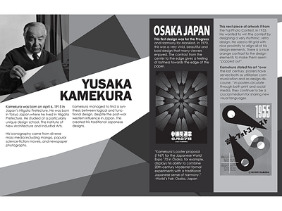 Yusaka Kamekura Magazine Layout design typography