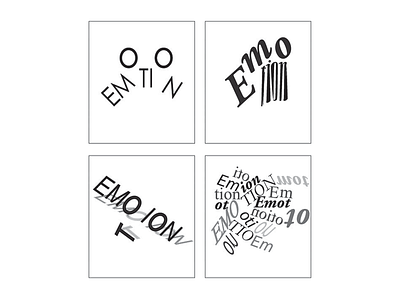 Emotion typography