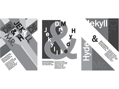 Dr. Jekyll & Mr. Hyde typography