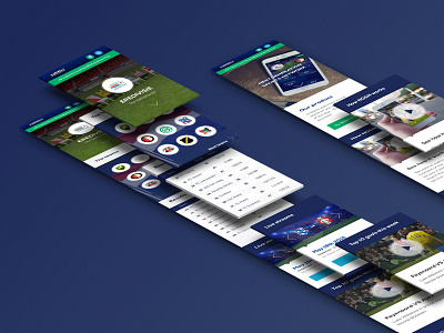 Mobile Webdesign design football mobile soccer sport ui ux webdesign