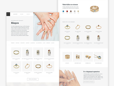 Jewel Webshop ui webdesign webshop