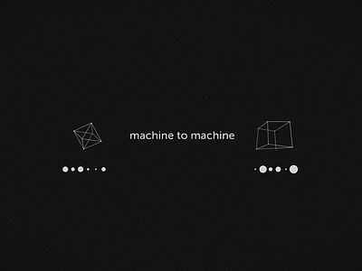 Machine to Machine 3d animation c4d cinema4d communication digital globe mograph