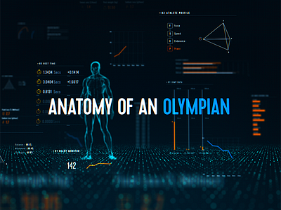 Anatomy Of An Olympian by Matas Zaloga for zazu.tv on Dribbble