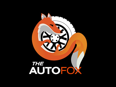 The Auto Fox auto branding car accesories cars fox logo logotype wheel