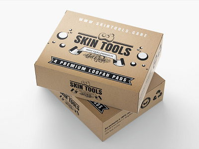 Skin Tools body logo loofah package packaging products skin skin care tools vintage