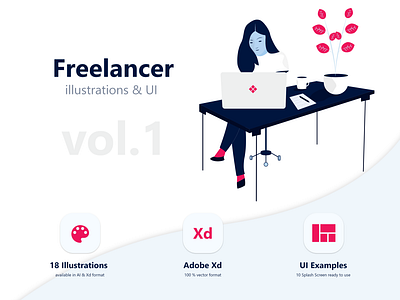 Freelancer Illustration Pack Vol 01