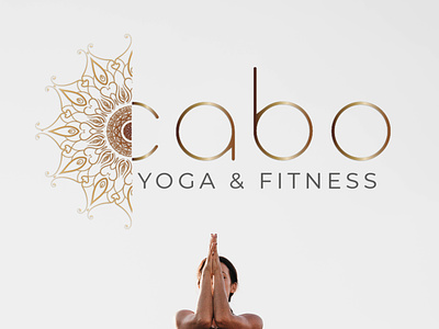 Kabo Yoga branding design fitness identity design illustration logo logotype mandala vintage yoga logo