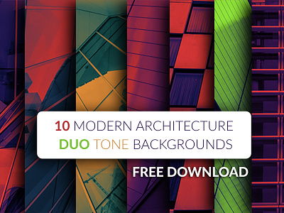 FREE 10 modern architecture duo tone backgrounds