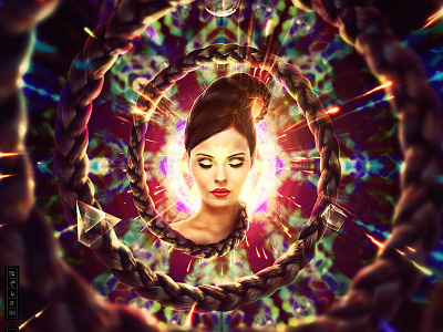 Royal Blood abstract illustration mixed media photoshop surreal