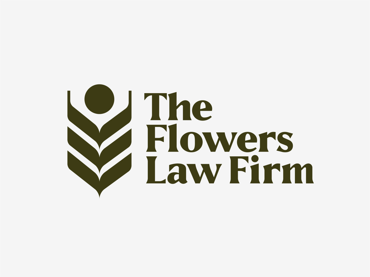 Flowers Law Firm Logo by Daniel Ross Luft on Dribbble