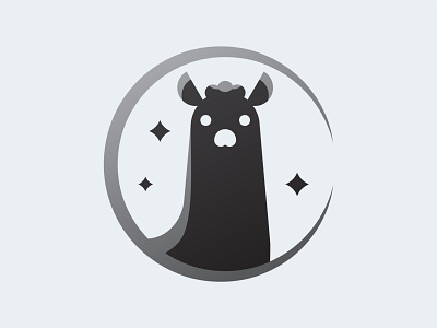 Alpaca Mark alpaca animal branding llama logo mark moon