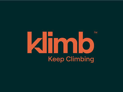 Klimb Logo branding compass logo mark