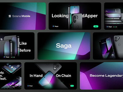 Saga Ad Campaign ad campaign branding design figma identity illustration light logo mark smart phone vector