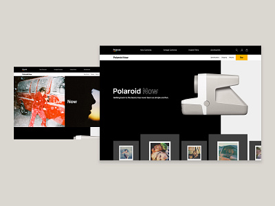 Polaroid - Desktop design digital photography polaroid product ui