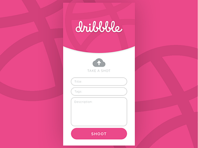 Dribbble Uploader Widget - Just for fun.