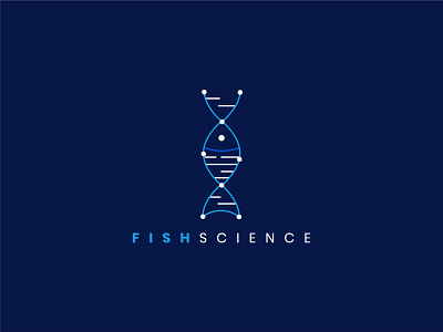 Fish Science creativelogo design fish gradientlogo illustration logo logodesign minimallogo modernlogo sciencelogo typography ui