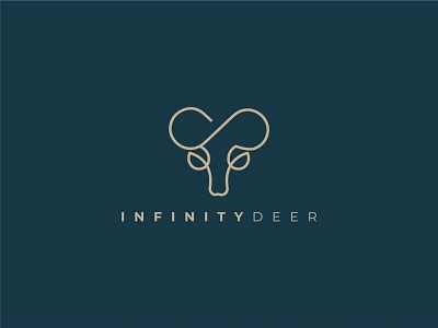 Infinity Deer animallogo branding deerlogo gradientlogo graphic design illustration infinitylogo logo logodesign minimallogo modernlogo typography ui