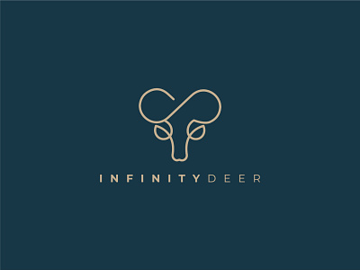 Infinity Deer animallogo branding deerlogo gradientlogo graphic design illustration infinitylogo logo logodesign minimallogo modernlogo typography ui