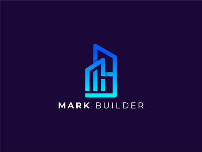 Mark Builder buildinglogo creativelogo design gradientlogo illustration logo logodesign minimallogo modernlogo monogramlogo typography ui