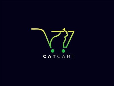 CatCart animallogo bestdesigner bestlogo brandlogo cartlogo catlogo companylogo creativelogo flatlogo gradientlogo logo logodesign minimallogo shoppinglogo sociallogo typography ui wordmarklogo