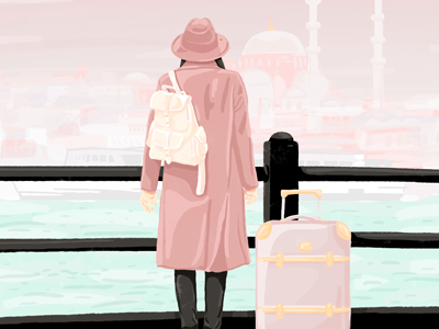 Quiero viajar digitalillustration illustration pastels travel trip