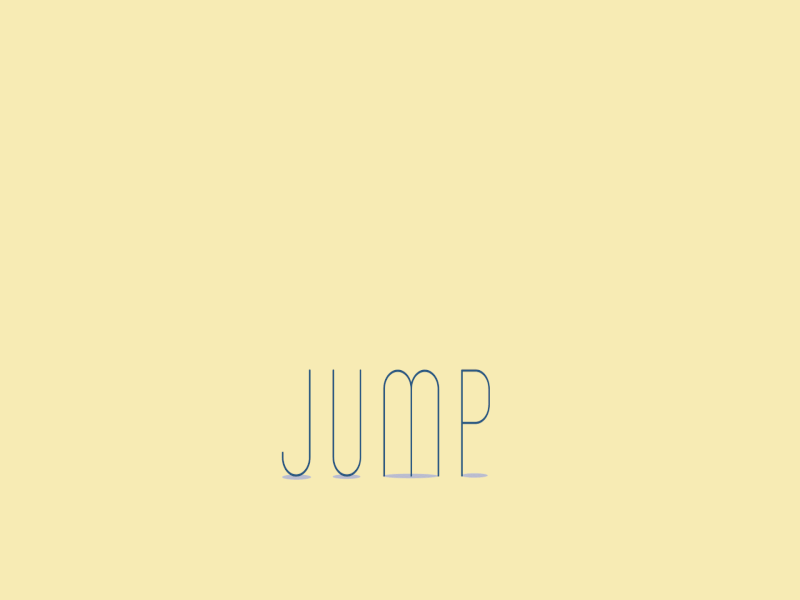 JUMP motion typography graphics motion typography