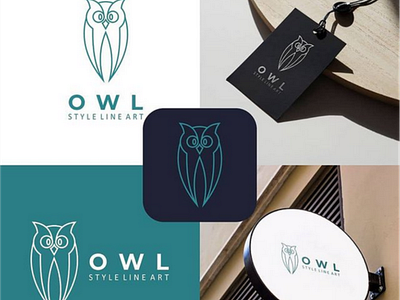 owl logo app apparel branding bull design icon illustration logo ui vector